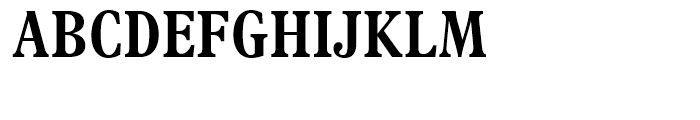 Plantin Headline Medium Condensed Font UPPERCASE