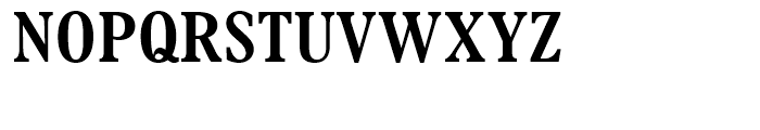 Plantin Headline Medium Condensed Font UPPERCASE