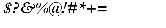 Plantin Semibold Italic Font OTHER CHARS