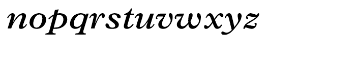Plantin Semibold Italic Font LOWERCASE