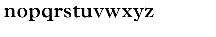 Plantin Semibold Font LOWERCASE