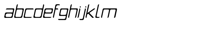 PlatformOne Book Italic Font LOWERCASE