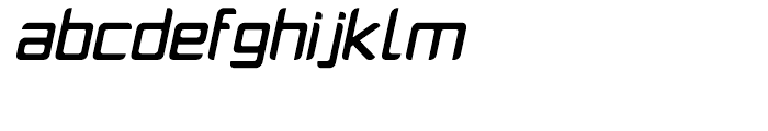 PlatformOne Medium Italic Font LOWERCASE