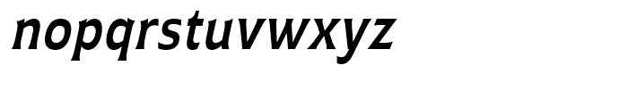 Plathorn Condensed Demi Italic Font LOWERCASE