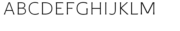 Plathorn Extended Light Font UPPERCASE