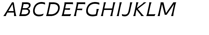 Plathorn Extended Regular Italic Font UPPERCASE