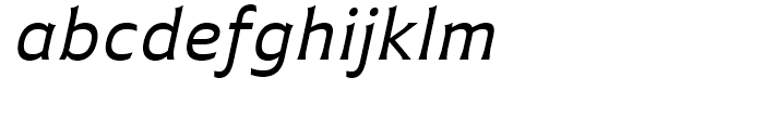 Plathorn Extended Regular Italic Font LOWERCASE