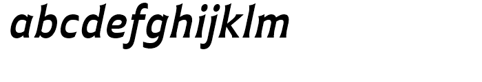 Plathorn Normal Demi Italic Font LOWERCASE
