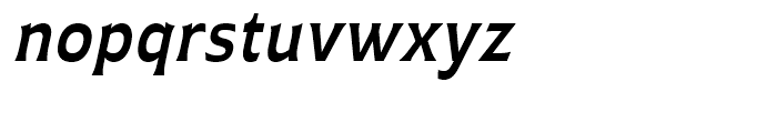 Plathorn Normal Demi Italic Font LOWERCASE