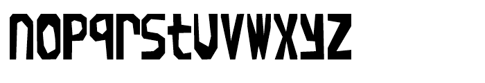 Platypus Regular Font LOWERCASE