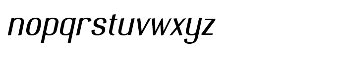 Plectrum CP Italic Font LOWERCASE