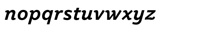 Plume Bold Italic Font LOWERCASE