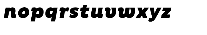 Pluto Black Italic Font LOWERCASE