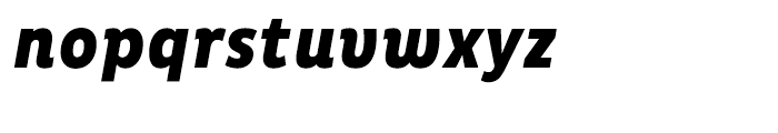 Pluto Condensed Heavy Italic Font LOWERCASE