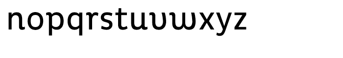 Pluto Condensed Regular Font LOWERCASE