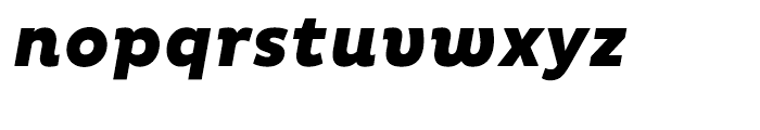 Pluto Heavy Italic Font LOWERCASE