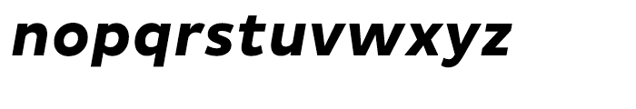 Pluto Sans Bold Italic Font LOWERCASE