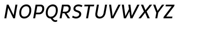 Pluto Sans Condensed Italic Font UPPERCASE