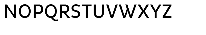 Pluto Sans Condensed Regular Font UPPERCASE