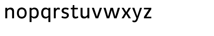 Pluto Sans Condensed Regular Font LOWERCASE