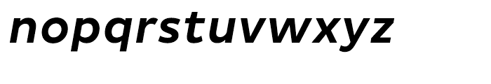 Pluto Sans Medium Italic Font LOWERCASE