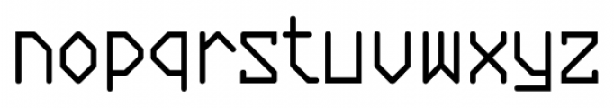 Plasmatic Regular Font LOWERCASE