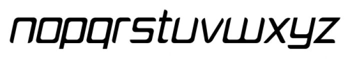 PlatformOne RegularItalic Font LOWERCASE