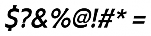 Plathorn Condensed Demi Italic Font OTHER CHARS