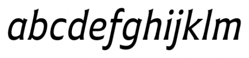 Plathorn Condensed Italic Font LOWERCASE