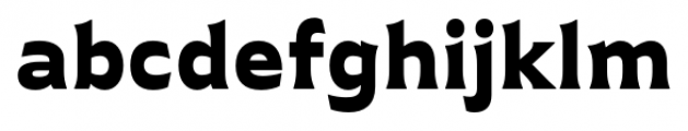 Plathorn Extended Black Font LOWERCASE