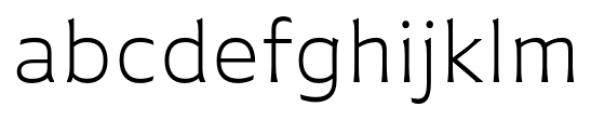 Plathorn Extended Light Font LOWERCASE