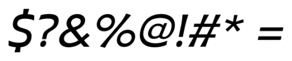 Plathorn Extended Medium Italic Font OTHER CHARS