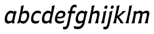Plathorn Medium Italic Font LOWERCASE