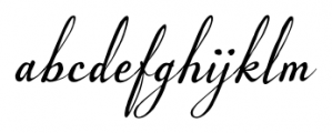 Plebeya Regular Font LOWERCASE