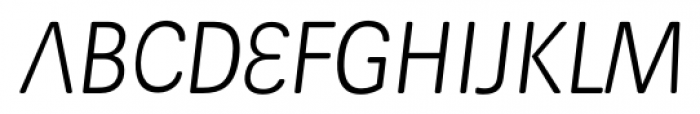 Plural Display Regular Italic Font UPPERCASE