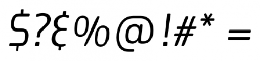 Plural Medium Italic Font OTHER CHARS