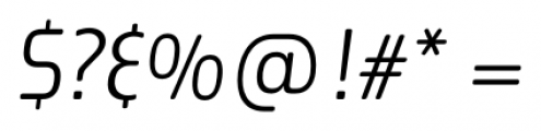 Plural Regular Italic Font OTHER CHARS