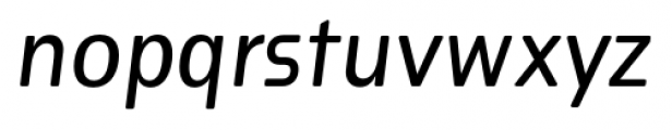 Plural SemiBold Italic Font LOWERCASE