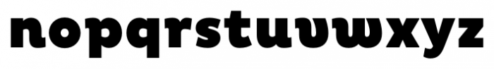 Pluto Black Font LOWERCASE
