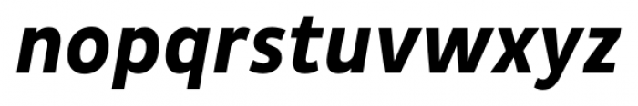 Pluto Sans Cond Bold Italic Font LOWERCASE