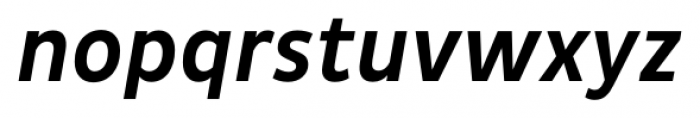 Pluto Sans Cond Medium Italic Font LOWERCASE