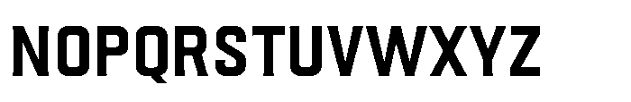 Placa Variable Fina Font UPPERCASE