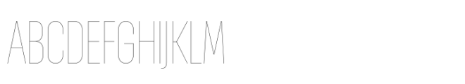 Placard Next Pro Hairline Font UPPERCASE