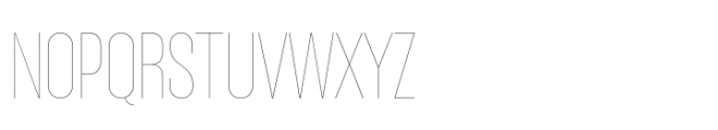 Placard Next Pro Hairline Font UPPERCASE