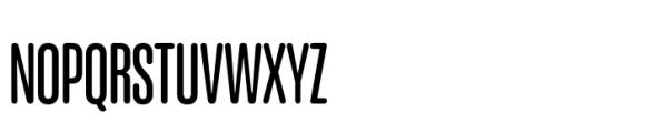 Placard Next Pro Round Condensed Font UPPERCASE