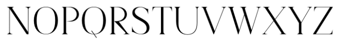 Placidia Display Extra Light Font UPPERCASE