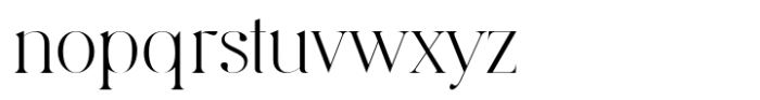 Placidia Display Extra Light Font LOWERCASE