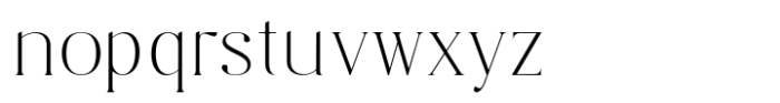 Placidia Extra Light Font LOWERCASE