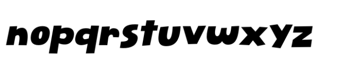 Plain Stupid Italic Font LOWERCASE