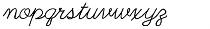 PlainPensle Italic Font LOWERCASE